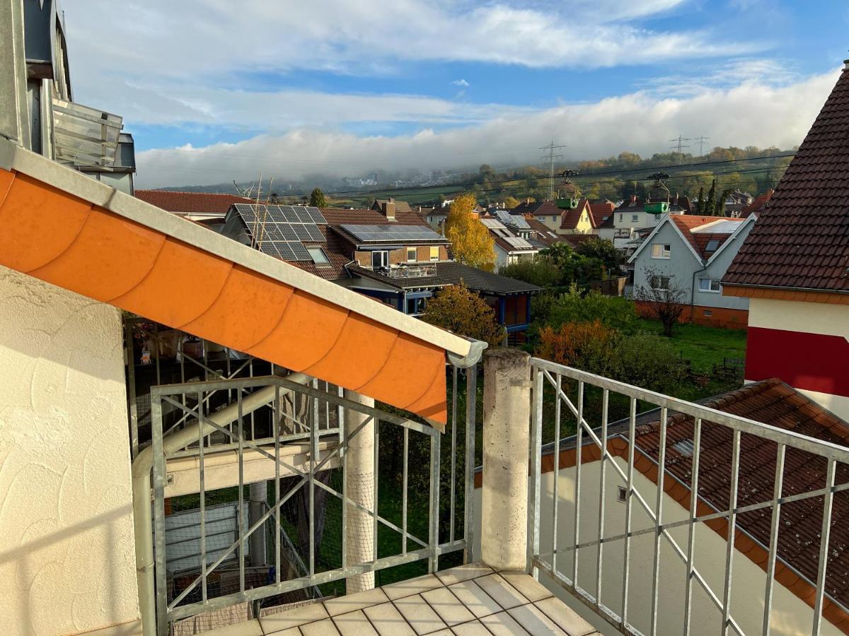 Casa Sali - Stilvolle Ferienwohnung Bei Heidelberg Mit Terrasse & Parkplatz Leimen  Luaran gambar